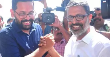 അന്ന് തട്ടി മാറ്റിയ 'കൈ'കളില്‍ ഒന്നില്‍ ഇന്ന് വിലങ്ങ് വീണിരിക്കുന്നു: പി. സരിന്‍