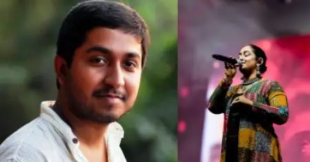 ഹൃദയത്തിലെ 'പുതിയൊരു ലോകം' പാടുമ്പോള്‍ ആ പോര്‍ഷനില്‍ വിനീതേട്ടന്‍ യെസ് എന്ന് പറഞ്ഞ് ആക്ഷന്‍ കാണിച്ചു: ഭദ്ര റെജിന്‍