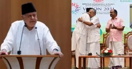 രാജ്യത്തെ മുഴുവന്‍ മനുഷ്യരെയും മതത്തേയും ബഹുമാനിക്കുന്ന കേരളത്തെ ഞാന്‍ ആരാധിക്കുന്നു: നിങ്ങളില്‍ നിന്നാണ് ഞങ്ങള്‍ക്ക് കരുത്ത് ലഭിക്കുന്നത്: ഫാറൂഖ് അബ്ദുള്ള