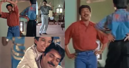 മമ്മൂക്കയ്ക്ക് ഡാൻസ് അറിയില്ല എന്നതാണ് ആ പാട്ടിന്റെ യഥാർത്ഥ ഭംഗി ; 'ഓലത്തുമ്പത്തിരുന്നൂയലാടും' ചർച്ചയാക്കി സോഷ്യൽ മീഡിയ