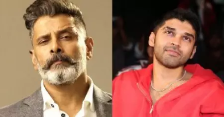 മെർസലായിട്ടേൻ.. എന്ന പാട്ടിന്റെ പെൻഡ്രൈവ് എല്ലാരേയും കാണിച്ചു; മുതുകത്ത് അച്ഛൻ നല്ലൊരു അടിയും തന്നു: ധ്രുവ് വിക്രം