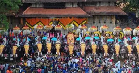 വെടിക്കെട്ടില്ലാതെ തൃശ്ശൂര്‍പൂരം; കുടമാറ്റം പതിനഞ്ച് മിനിറ്റ്: ഉന്നതതല യോഗത്തിള്‍ ധാരണ