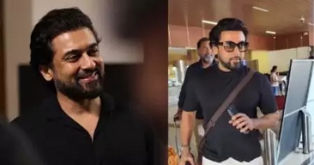 കിടിലന്‍ ലുക്കാണല്ലോ ആശാനേ, പടത്തില്‍ ഈ ഗെറ്റപ്പാണെങ്കില്‍ പൊളിക്കും, സോഷ്യല്‍ മീഡിയക്ക് തീയിട്ട് കൊച്ചിയിലെത്തിയ സൂര്യ
