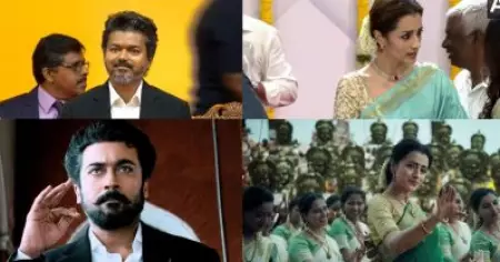 അണ്ണന് സൂര്യയോടുള്ള സ്‌നേഹം കണ്ടോ; വൈറലായി സത്യപ്രതിജ്ഞ ചടങ്ങിലെ വിജയിയുടെയും തൃഷയുടെയും വേഷം