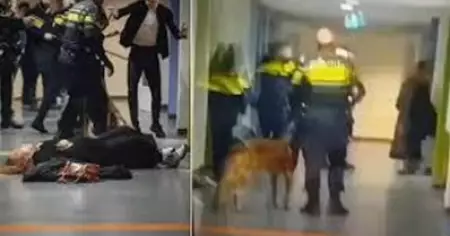 നെതര്‍ലന്‍സിലെ ഗസ അഭയാര്‍ത്ഥി കേന്ദ്രത്തില്‍ ഗര്‍ഭിണിയെ മര്‍ദ്ദിച്ച് ഡച്ച് പൊലീസ്; വീഡിയോ, വിവാദം