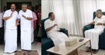 കാവല്‍ മുഖ്യമന്ത്രിയെ കണ്ട് നിയുക്ത മുഖ്യമന്ത്രി; പുതിയ ദൗത്യം ഏറ്റെടുക്കുന്നതിന് മുന്‍പുള്ള കൂടിക്കാഴ്ചയെന്ന് വി.ഡി സതീശന്‍