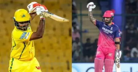 സഞ്ജു വാഴുന്ന ലിസ്റ്റില്‍ കാലെടുത്തുവെച്ച് പരാഗ്; സ്‌പെഷ്യല്‍ 'സെഞ്ച്വറി സ്വന്തമാക്കി' രാജസ്ഥാന്‍ ക്യാപ്റ്റന്‍