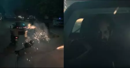 ലാത്തിരി പൂത്തിരി പുഞ്ചിരിചെപ്പോ കമ്പിത്തിരി മത്താപ്പോ... നല്ല 'തീപ്പൊരി ക്ലൈമാക്‌സ്; പേട്രിയറ്റ് ക്ലൈമാക്‌സിനെയും വെറുതെവിടാതെ ട്രോളന്മാര്‍