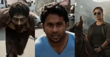 സോമ്പിയെ പേടിച്ച് ഓടുന്ന അജു വര്‍ഗീസ്, രക്ഷകരായി നിവിനും മഞ്ജുവും ദുല്‍ഖറും; വൈറലായി എ.ഐ വീഡിയോ