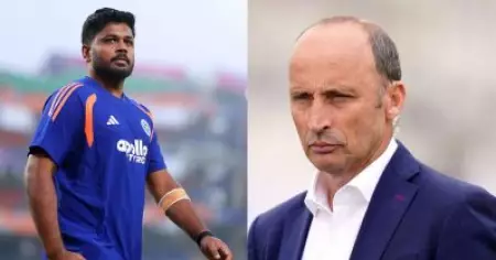 സഞ്ജുവിന്റെ ആത്മവിശ്വാസം തകര്‍ത്തു; വിമര്‍ശനവുമായി നാസര്‍ ഹുസൈന്‍