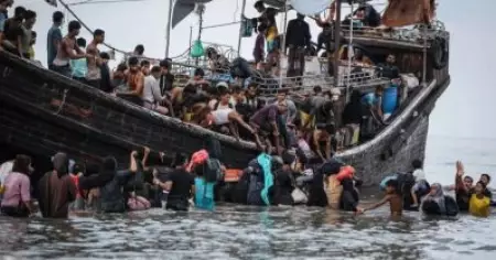 റോഹിംഗ്യന്‍ അഭയാര്‍ത്ഥികളുമായി പോയ ബോട്ടുകള്‍ മുങ്ങി; 500ലധികം പേരെ കാണാതായതായി യു.എന്‍