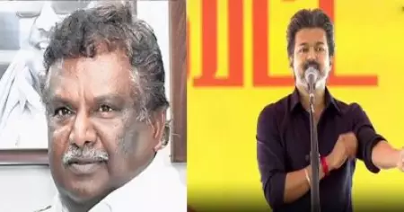 വിജയ്ക്കിപ്പോഴും സിനിമാറ്റിക്ക് ചിന്താഗതി; പരാജയം മറച്ച് വെക്കാന്‍ പൊലീസിനെയും ഞങ്ങളെയും കുറ്റപ്പെടുത്തുന്നു: ഡി.എം.കെ