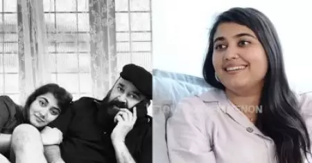 അച്ഛന്റെ കൂടെയുള്ള ആ ഷോട്ട്, ഞാൻ കാരണം  ഒരുപാട് ടേക്കുകൾ എടുക്കേണ്ടി വന്നു: വിസ്മയ മോഹൻലാൽ