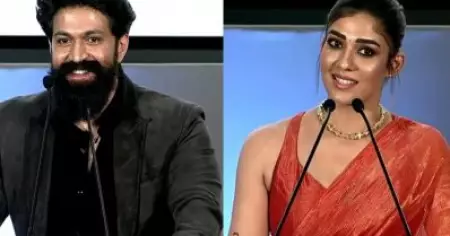 റോക്കി ഭായ്…  ‘ടോക്സിക്’ വേദിയിൽ യാഷിനെ വാനോളം പുകഴ്ത്തി നയൻതാര
