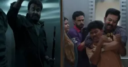 ആദ്യം ലാലേട്ടന്‍, ഇപ്പൊ രാജുവേട്ടന്‍... ലിഫ്റ്റില്‍ കിടന്ന് അടിയുണ്ടാക്കിയാല്‍ ഫ്‌ളോപ്പാ; പേട്രിയറ്റിനൊപ്പം ഇനി ഐ, നോബഡിയും