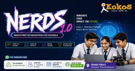 ഇന്ത്യയിലെ സ്‌കൂള്‍ വിദ്യാര്‍ത്ഥികള്‍ക്കായി ആദ്യ എ.ഐ. ഹാക്കത്തോണ്‍: NERDS 1.0യ്ക്ക് തുടക്കമായി