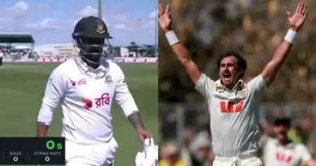 മൂന്ന് ഇന്നിങ്‌സ്, മൂന്ന് പൂജ്യം... ബാറ്റെടുത്തപ്പോഴെല്ലാം ദാസിന്റെ തലയരിഞ്ഞ സ്റ്റാര്‍ക് മാജിക്