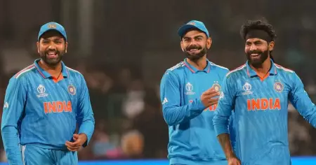 ദാദയെയും ദ്രാവിഡിനെയും കുംബ്ലെയെയും ഒന്നിച്ചുവെട്ടി രണ്ടാമതാകാന്‍ ഇന്ത്യയുടെ ത്രിമൂര്‍ത്തികള്‍; വിന്‍ഡീസേ... സെയ്ഫല്ല