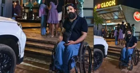 ഭിന്നശേഷി സൗഹൃദ സൗകര്യങ്ങളില്ല; കൊയിലാണ്ടിയില്‍ ഹോട്ടലിന് മുന്നില്‍ കുത്തിയിരിപ്പ് സമരം