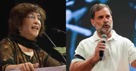 ‘ഡെറാഡൂണിൽ ഒളിച്ചിരിക്കുന്ന ആ വനിത ആരാണ്?’; രാഹുൽ ഗാന്ധിയുടെ പരാമർശത്തിന് പിന്നാലെ ഇലക്ഷൻ കമ്മീഷൻ ഐ.ടി മേധാവി സീമ ഖന്ന ചർച്ചകളിൽ, രൂക്ഷവിമർശനവുമായി പ്രതിപക്ഷം