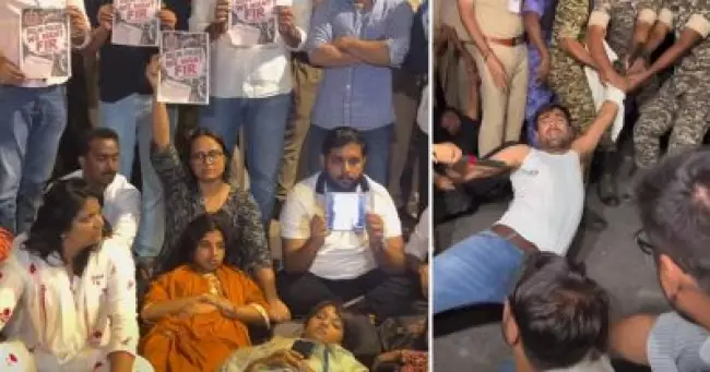 ദല്‍ഹി പൊലീസ് അക്രമങ്ങളില്‍ കേസെടുക്കുക; പാര്‍ലമെന്റ് സ്ട്രീറ്റില്‍ എന്‍.എസ്.യു.ഐ പ്രതിഷേധം; ആനി രാജയും ജെബി മേത്തറും കസ്റ്റഡിയില്‍