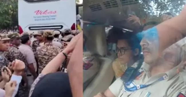 വനിതാ പൊലീസ് ഇല്ല; നേഹ ബോറയെ കൊണ്ടുപോയത് സ്വകാര്യ വാഹനത്തില്‍; ദല്‍ഹി പൊലീസ് എല്ലാ അതിരുകളും ലംഘിച്ചുവെന്ന് ഐസ