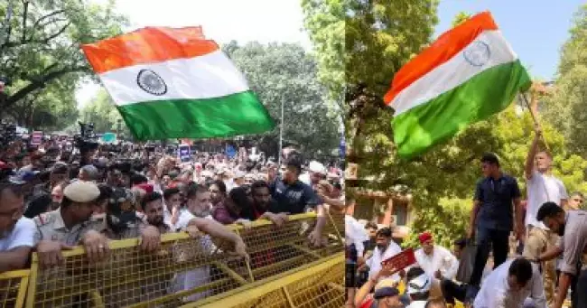 ഭിന്നത മറന്ന് പ്രതിപക്ഷം; ഗ്യാനേഷിന്റെ രാജിക്കായി പ്രതിഷേധത്തില്‍ ഇന്ത്യ സഖ്യത്തിനൊപ്പം പങ്കാളികളായി ഡി.എം.കെ അടക്കമുള്ളവര്‍