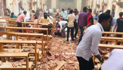 ശ്രീലങ്കയിലെ  കൊളംബോയില്‍ സ്‌ഫോടനം: 99 പേര്‍ കൊല്ലപ്പെട്ടു; 266 പേര്‍ക്ക് പരിക്ക്