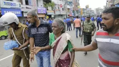ശ്രീലങ്കൻ സ്ഫോടനപരമ്പര: ചാവേറിന്റെ വീഡിയോ ദൃശ്യങ്ങൾ പുറത്ത്