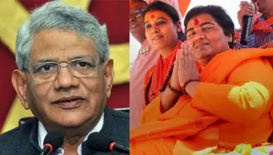 ‘മഹാഭാരതവും രാമായണവും നിറയെ ഹിംസ നിറഞ്ഞ സംഭവങ്ങളാണ്’: പ്രഗ്യാ സിംഗിനെ കടന്നാക്രമിച്ച് സീതാറാം യെച്ചൂരി