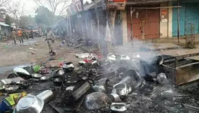 ഫലപ്രഖ്യാപത്തിനെതിരെ ത്രിപുരയില്‍ സി.പി.ഐ.എമ്മിനെതിരെ നടന്നത് 200ലേറെ ആക്രമണങ്ങള്‍; 88 വീടുകള്‍ തീയിട്ടു; പിന്നില്‍ ബി.ജെ.പി പ്രവര്‍ത്തകരുടെ സംഘമെന്നും ആരോപണം