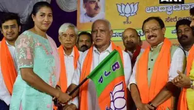 ലോങ്ജംപ് താരം അഞ്ജു ബോബി ജോര്‍ജ് ബി.ജെ.പി.യില്‍ ചേര്‍ന്നു