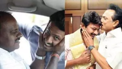 അവസാനിക്കാത്ത മക്കള്‍ രാഷ്ട്രീയം; നിഖില്‍ കുമാര സ്വാമിയും ഉദയനിധി സ്റ്റാലിനും യൂത്ത് നേതാക്കളായത് ഒരേ ദിവസം