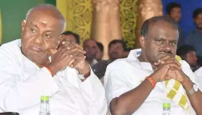 ‘ഓഫീസിലിരുന്ന് അവന്‍ കരയുന്നത് ഞാന്‍ കണ്ടിട്ടുണ്ട്’; മുഖ്യമന്ത്രിയായിരുന്ന സമയത്ത് കുമാരസ്വാമിയ്ക്ക് സമാധാനമില്ലായിരുന്നുവെന്ന് ദേവഗൗഡ