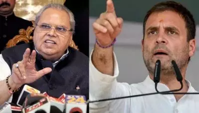 ”പ്രിയപ്പെട്ട മാലിക് ജി, താങ്കളുടെ ദുര്‍ബലമായ മറുപടി കണ്ടു, എനിക്ക് എപ്പോഴാണ് വരാന്‍ കഴിയുകയെന്ന് പറയൂ’: സത്യപാല്‍ മാലികിനെതിരെ വീണ്ടും രാഹുല്‍