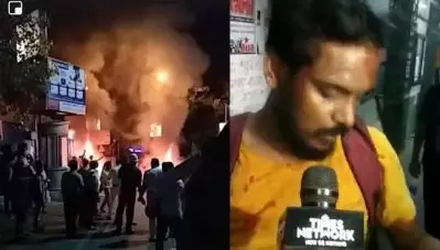 ഇടതുവിദ്യാര്‍ഥി പ്രതിഷേധത്തില്‍ നട്ടംതിരിഞ്ഞ കേന്ദ്രമന്ത്രിക്ക് രക്ഷകനായെത്തിയത് ഗവര്‍ണര്‍; എ.ബി.വി.പിക്കാര്‍ രോഷം തീര്‍ത്തത് യൂണിയന്‍ ഓഫീസ് കത്തിച്ച്