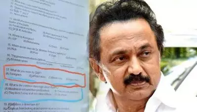 ‘ജാതി വിവേചനവും സാമുദായിക വിഭജനവും പ്രചരിപ്പിക്കുന്ന ചോദ്യപേപ്പര്‍ കണ്ടു ഞെട്ടിപ്പോയി’; തയ്യാറാക്കിയവര്‍ക്കെതിരെ നടപടിയെടുക്കണമെന്നും എം.കെ സ്റ്റാലിന്‍