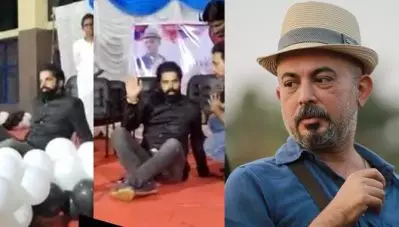 മൂന്നാം കിട നടനൊപ്പം വേദി പങ്കിടില്ലെന്ന് സംവിധായകന്‍ അനില്‍ രാധാകൃഷ്ണ മേനോന്‍; വേദിയില്‍ കുത്തിയിരുന്ന് പ്രതിഷേധവുമായി ബിനീഷ് ബാസ്റ്റിന്‍