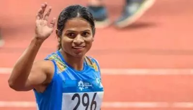 100 മീറ്ററില്‍ സ്വന്തം റെക്കോഡ് പഴങ്കഥയാക്കി ദ്യുതി ചന്ദ്; ഇത്തവണ ചരിത്രമെഴുതിയത് 0.04 സെക്കന്റിന്റെ വ്യത്യാസത്തില്‍