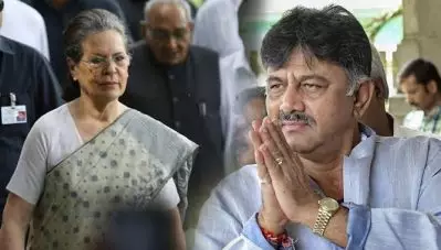 നന്ദി പ്രിയ നേതാവേ; സോണിയ ഗാന്ധിയോട് നന്ദി പറഞ്ഞ് ഡി.കെ ശിവകുമാര്‍