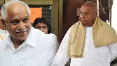 ‘രാഷ്ട്രീയത്തില്‍ ബദ്ധശത്രുക്കളോ മിത്രങ്ങളോ ഇല്ല’; ബി.ജെ.പിയോടുള്ള മൃദുസമീപനം വീണ്ടും വെളിപ്പെടുത്തി ദേവഗൗഡ; ‘എപ്പോള്‍ എന്ത് സംഭവിക്കുമെന്ന് പറയാന്‍ കഴിയില്ല’