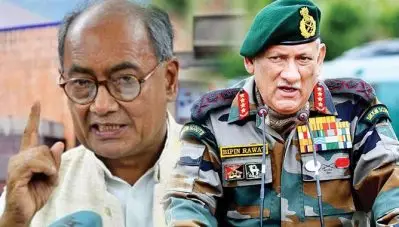 ‘അക്രമത്തിന്റെ പേരില്‍ വംശഹത്യയില്‍ ഏര്‍പ്പെടാന്‍ അനുയായികളെ അനുവദിക്കുന്നവരുമല്ല നേതാക്കള്‍’; റാവത്തിന് ദിഗ്‌വിജയ് സിങ്ങിന്റെ മറുപടി