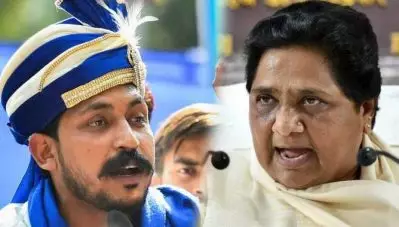 ‘വോട്ടര്‍മാരെ സ്വാധീനിക്കാനാണ് അറസ്റ്റ് വരിച്ചത്, ഉത്തര്‍പ്രദേശുകാരന്‍ എന്തിന് ദല്‍ഹിയില്‍?’; ചന്ദ്രശേഖര്‍ ആസാദിനെതിരെ മായാവതി
