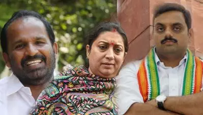 ലോക്‌സഭയില്‍ സ്മൃതി ഇറാനിയോട് അപമര്യാദയായി പെരുമാറിയെന്ന് ആരോപണം; ടി.എന്‍ പ്രതാപനും ഡീന്‍ കുര്യാക്കോസിനും എതിരെ നടപടി വേണമെന്ന് ബി.ജെ.പി