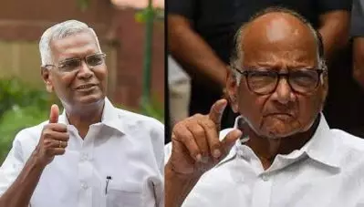 ‘ഒരുപ്രത്യേക മതവിഭാഗത്തിന് ക്ഷേത്രം പണിയാന്‍വേണ്ടി ട്രസ്റ്റ് രൂപീകരിക്കാമെങ്കില്‍ എന്തുകൊണ്ട് പള്ളിയുടെ കാര്യത്തില്‍ അങ്ങനെ ചെയതുകൂടാ’ പവാറിനെ പിന്തുണച്ച് ഡി.രാജ
