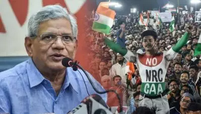 ‘ഇത് ഇന്ത്യയെയും ഭരണഘടനയെയും സംരക്ഷിക്കാനുള്ള യുദ്ധം’; മോദിയും അമിത് ഷായും എവിടെയെന്ന് സീതാറാം യെച്ചൂരി