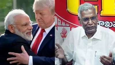 ‘ട്രംപിന്റെ വരവ് എതിര്‍ക്കപ്പെടേണ്ടത്, അമേരിക്ക എന്ന സാമ്രാജ്യശക്തിക്ക് ഇന്ത്യ കീഴ്‌പ്പെടുകയാണ്’; ട്രംപിന്റെ സന്ദര്‍ശനത്തിനെതിരെ ഇടതുപാര്‍ട്ടികളുടെ പ്രതിഷേധം
