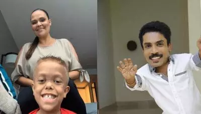 ‘സ്‌നേഹം നിറഞ്ഞ വാക്കുകള്‍ക്ക് നന്ദി…എനിക്കും നിങ്ങളെപ്പോലെ ഒരു നടനാകണം ‘;ഹൃദയം നിറഞ്ഞ് ക്വാഡനും ഗിന്നസ് പക്രുവും