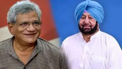 അമരീന്ദര്‍ സിംഗിനെ അഭിനന്ദിച്ച് സീതാറാം യെച്ചൂരി; ‘രാജ്യത്തെയും ഭരണഘടനയെയും സംരക്ഷിക്കാന്‍ നമ്മള്‍ യോജിച്ചു പോരാടണം’