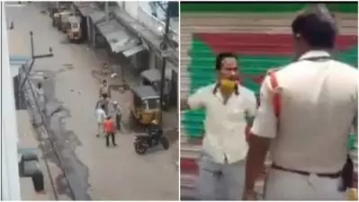 ‘മൂന്ന് ദിവസമായി ഭക്ഷണം കഴിച്ചിട്ട്, കുട്ടികള്‍ വിശന്ന് കരയുകയാണ്, എന്നിട്ടും നിങ്ങളെന്തിനാണ് എന്നെ തല്ലുന്നത്?’; ഭക്ഷണം വാങ്ങാന്‍ എത്തിയ വ്യക്തിക്ക് പൊലീസിന്റെ ക്രൂര മര്‍ദ്ദനം-വീഡിയോ